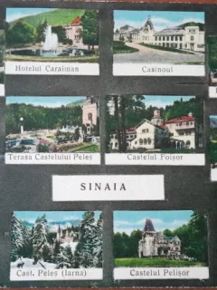 Carte postala, imagini din Sinaia, 1934