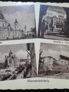 Carte postala, imagini din Targu Mures, periopada interbelica