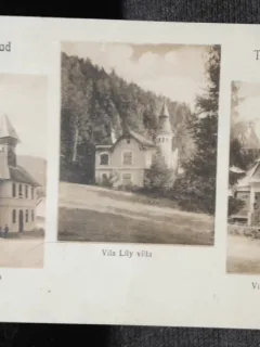 Carte postala, imagini din Tusnad, 1927