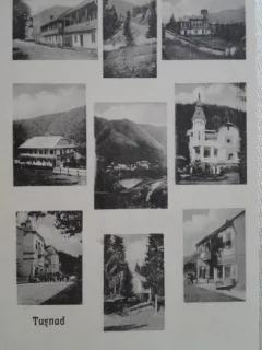 Carte postala, imagini din Tusnad, perioada interbelica