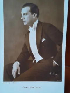 Carte postala, Jwan Petrovich, actor iugoslav de film, 1894-1962