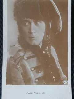 Carte postala, Jwan Petrovich, actor iugoslav de film, 1894-1962