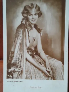 Carte postala, Karina Bell, actriță daneză, 1898-1979