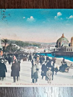 Carte postala La Promenade Anglais et la Palais de la Jetee, 1924, circulata