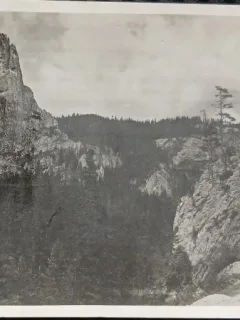 Carte Postala, Lacul Rosu, Poarta de Piatra, perioada interbelica