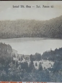 Carte postala, Lacul Sf. Ana, 1927