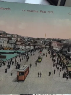 Carte postala, Le nouveau Pont 1912, color