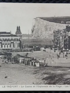 Carte Postala, Le Treport, Le Casino et lEsplanade de la plage, perioada interbelica