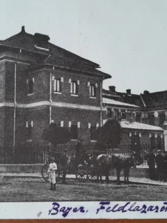 Carte postala, Liceul din Focsani, 1920