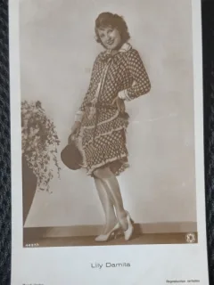 Carte Postala, Lily Damita, actrita, dansatoare si cantareata francezo americana, 1904-1994
