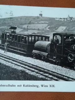 Carte postala, Linie ferată cu cremalieră Viena XIX