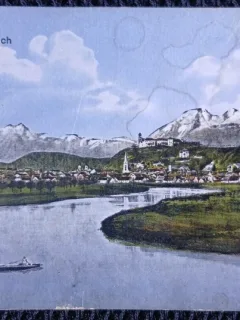 Carte postala, Ljubljana-Laibach, Slovenia, 1917