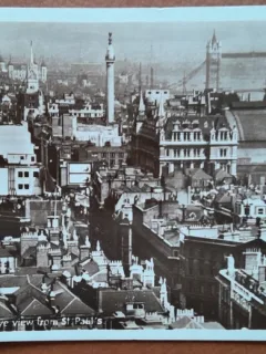 Carte postala, Londra, perioada interbelica