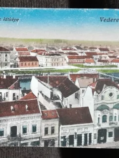 Carte postala, Lugojm, vedere generala, 1923