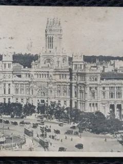 Carte Postala, Madrid, Palacio de Comunicaciones, 1930