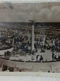 Carte Postala, Mamaia, Terasa si plaja, 1940