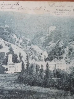 Carte postala, Manastirea Bistrita, Valcea, 1908