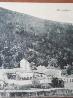 Carte postala, Manastirea Cozia-Valcea, perioada interbelica