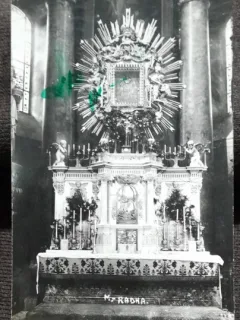Carte postala, Manastirea Radna, perioada interbelica