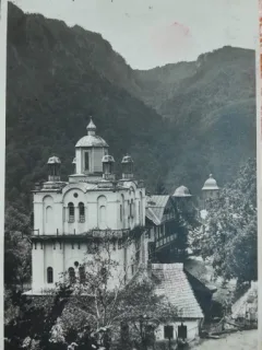 Carte postala, Manastirea Turnu, 1931