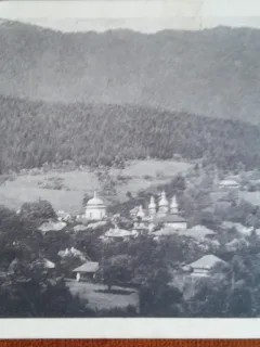 Carte postala, Manastirea Varatic, 1938