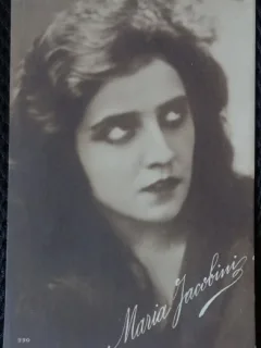 Carte postala, Maria Jacobini, actrita si scriitoare italianca, 1892-1944