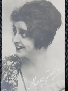 Carte postala, Maria Jacobini, actrita si scriitoare italianca, 1892-1944