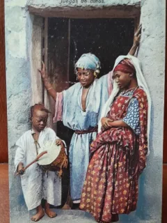 Carte postala, micul tobosar, perioada interbelica
