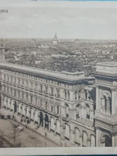 Carte Postala, Milano, vedere generala, 1927