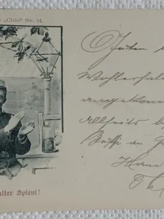 Carte Postala, Militar la masa, aplaudand, 1927
