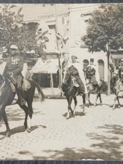 Carte postala, Militari francezi din Legiunea Straina alaturi de conducatori locali din nordul Africii, perioada interbelica
