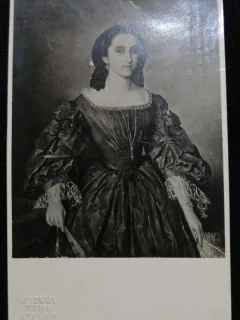 Carte Postala, Misu Popp: Portretul D-nei Ana Enescu, Muzeul Toma Stelian