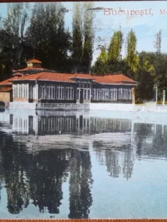 Carte postala, Monte Carlo din Cismigiu, Bucuresti, 1924
