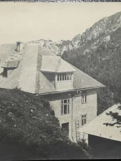 Carte postala, Muntele Postavaru, Casa de Adapost, 1939