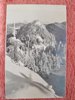 Carte postala, Muntii Bucegi, perioada interbelica