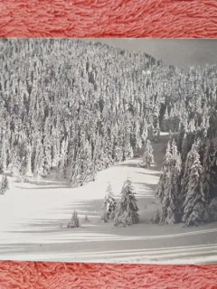 Carte postala, muntii Bucegi, perioada interbelica