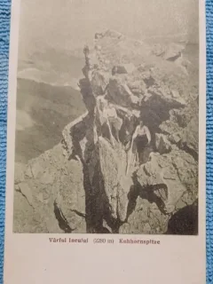 Carte postala, Muntii Rodnei, Varful Ineului, 1926