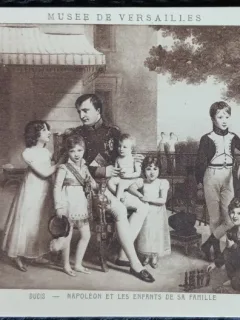 Carte Postala, Musee de Versailles, Ducis- Napoleon et les efants de da famille