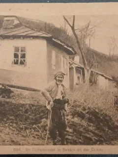 Carte postala, În cartierul turcesc Svishtov de pe Dunăre, inceput de secol XX