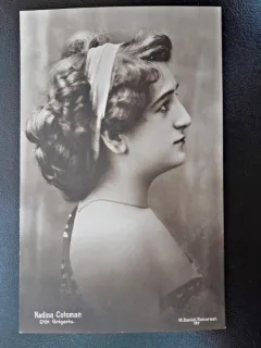 Carte postala, Nadina Cotoman actrita, inceput de secol XX