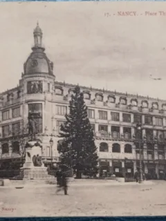 Carte postala, Nancy, Place Thiers, 1914