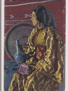 Carte postala ndin Maroc, ecirculata din perioada interbelica