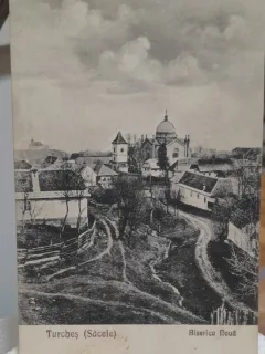 Carte postala, necirculata, Biserica Noua din Sacele, inceput de secol XX
