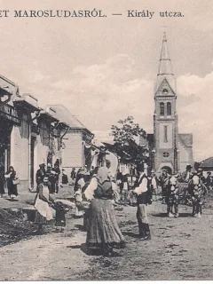 Carte postala necirculata din jurul anului 1900 Ludus, Tg. Mures