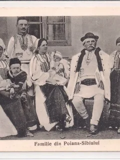 Carte postala necirculata din jurul anului 1900 Poiana-Sibiului