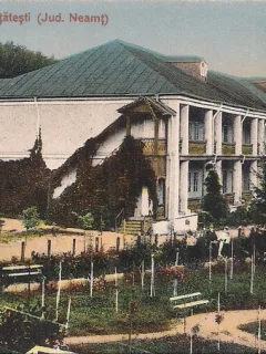 Carte postala necirculata din perioada interbelica Baile Baltatesti (judetul Neamt)