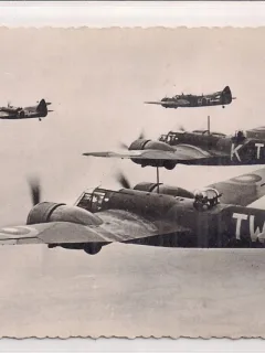 Carte postala necirculata din perioada interbelica Royal Air Force