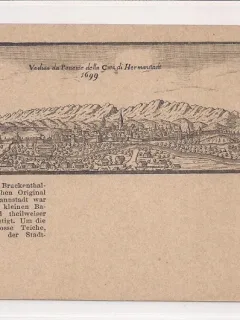 Carte postala necirculata din perioada interbelica Sibiu