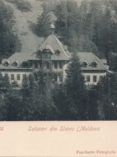 Carte postala necirculata din perioada interbelica Slanic Moldova