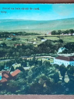 Carte postala, necirculata, Ocnele Muresului Parcul cu baia sarata de cura